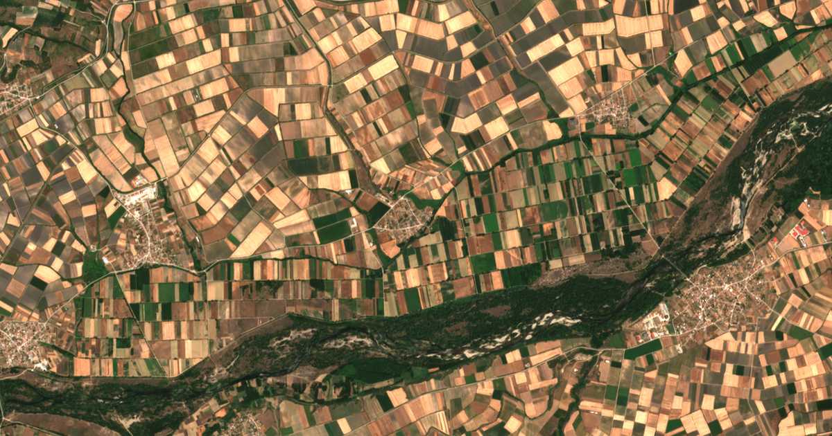 Carte satellite de Árzos
