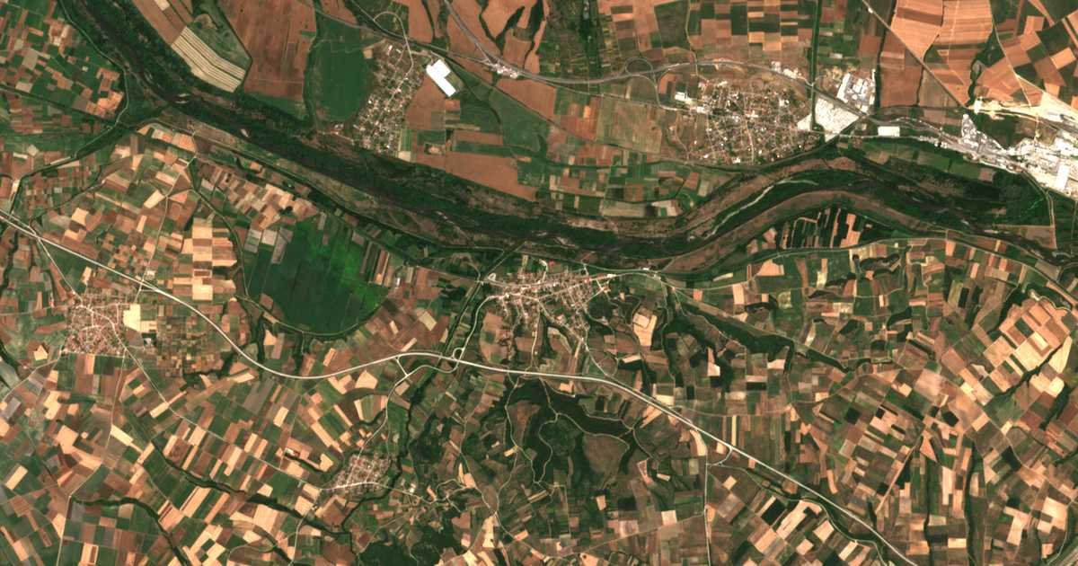 Carte satellite de Díkaia