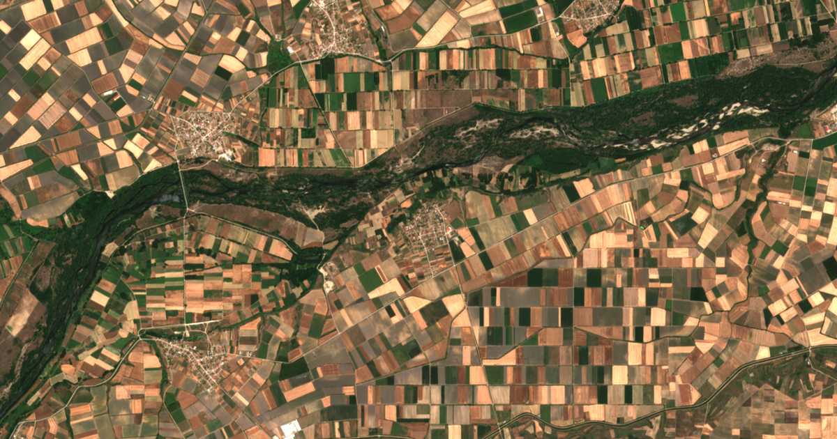 Carte satellite de Kéramos