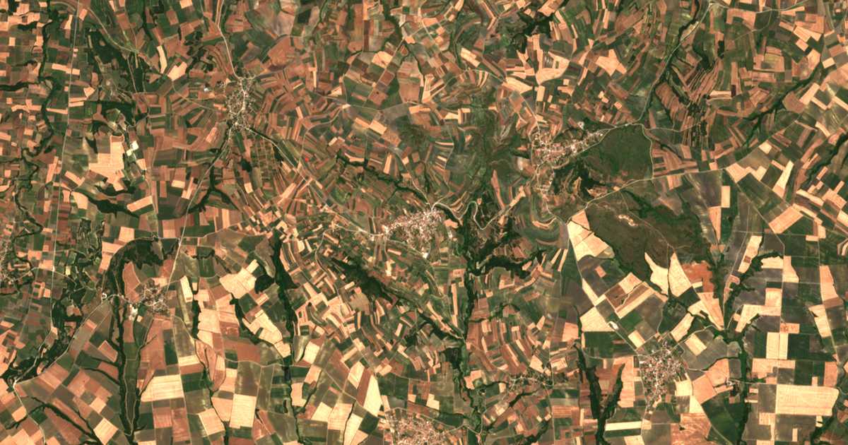 Carte satellite de Megáli Doxipára