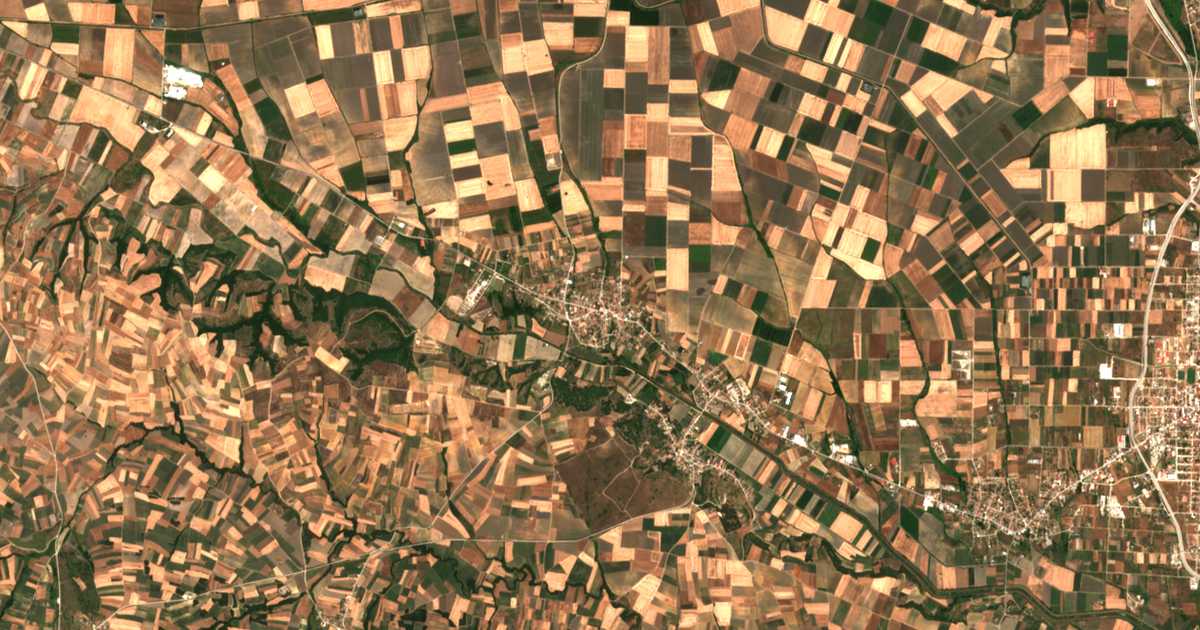 Carte satellite de Neochóri