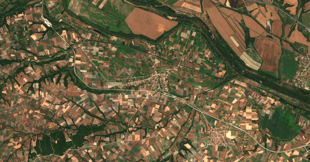 Carte satellite de Orménio