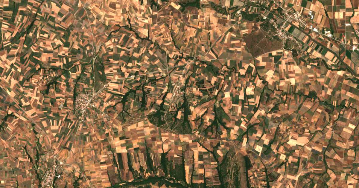 Carte satellite de Patagí