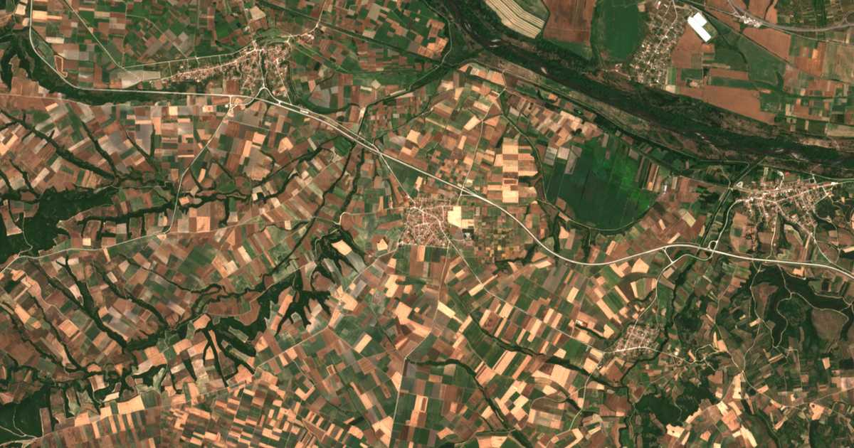 Carte satellite de Pteléa