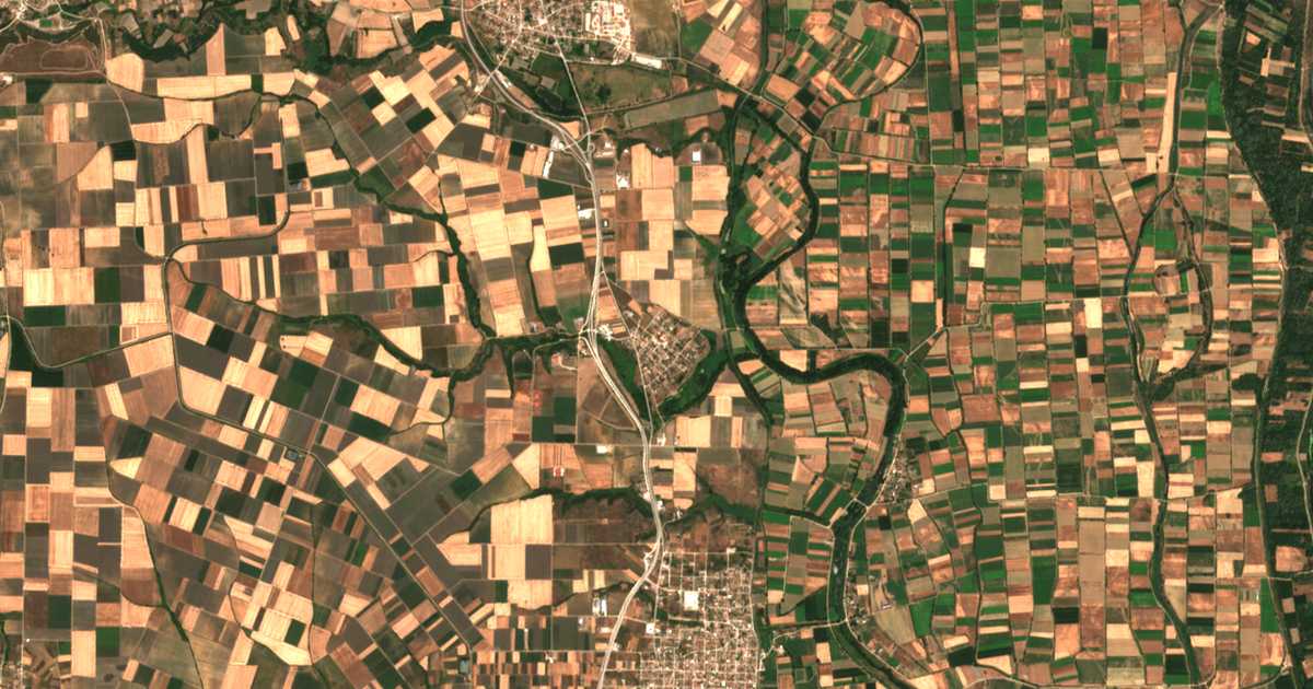 Carte satellite de Sákkos