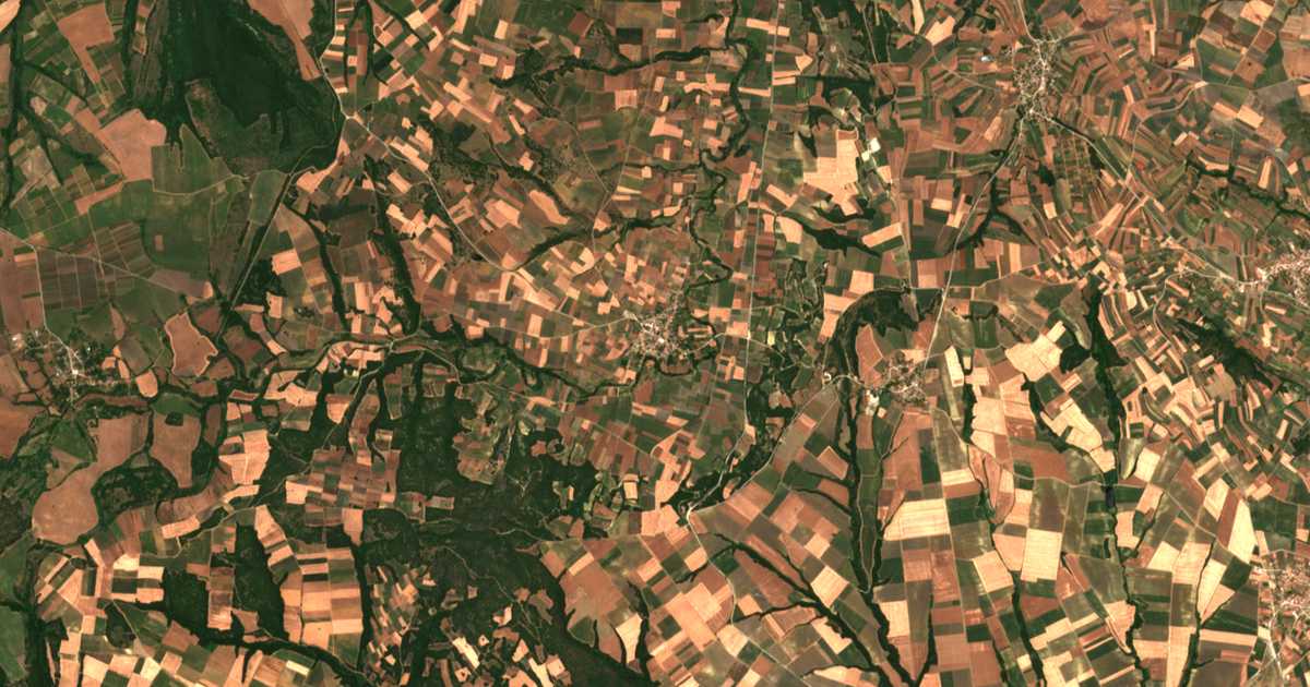 Carte satellite de Zóni