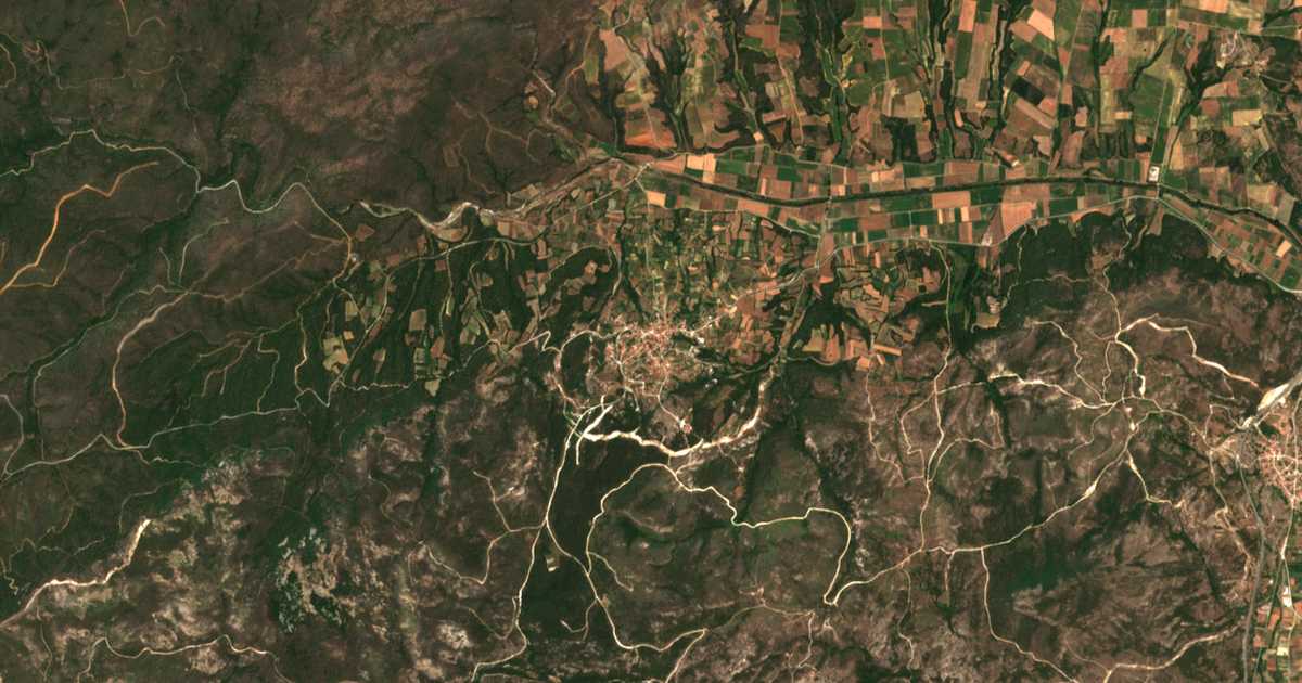 Carte satellite de Dadiá