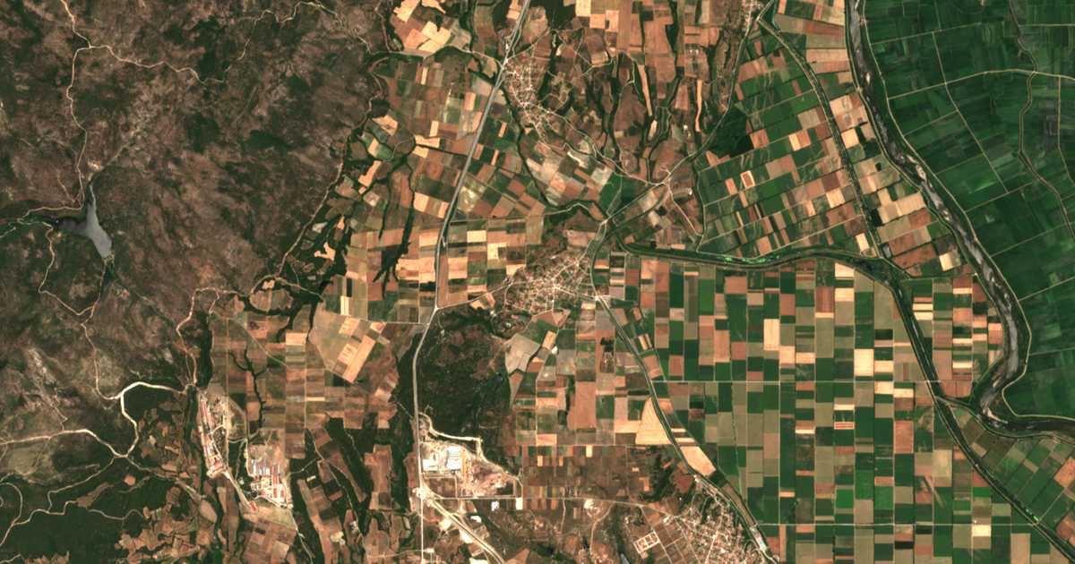 Carte satellite de Fylaktó