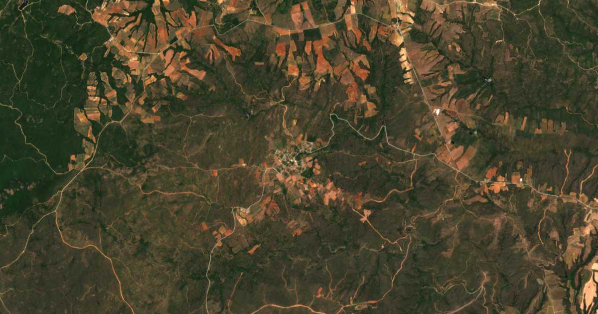 Carte satellite de Giannoúli