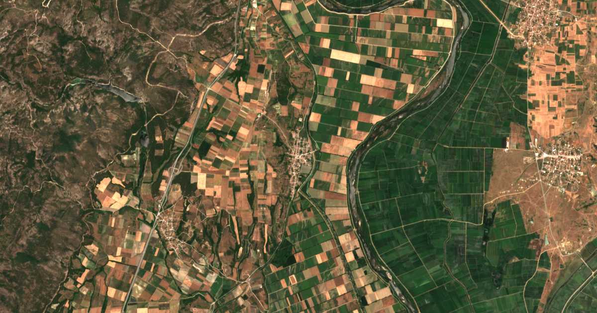 Carte satellite de Lagyná