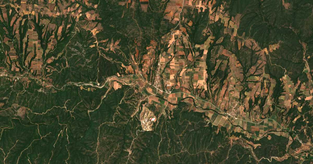 Carte satellite de Protokklísi