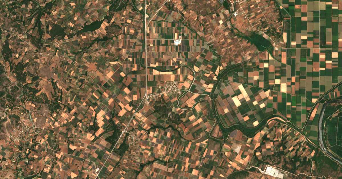 Carte satellite de Thymariá