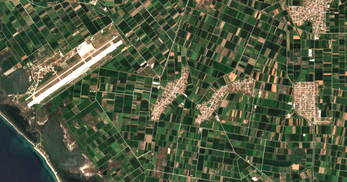 Carte satellite de Agíasma