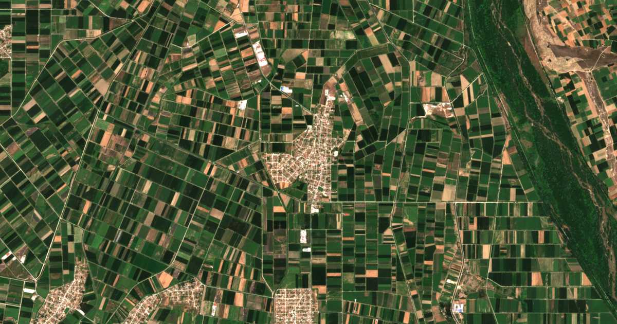 Carte satellite de Chrysochóri