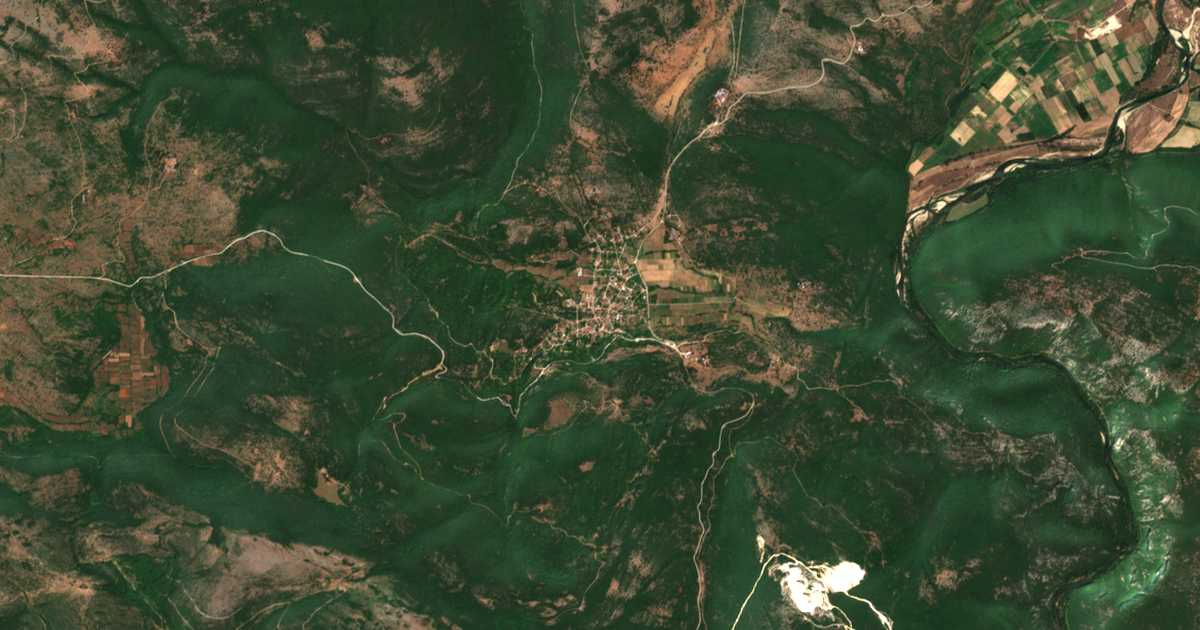 Carte satellite de Kechrókambos