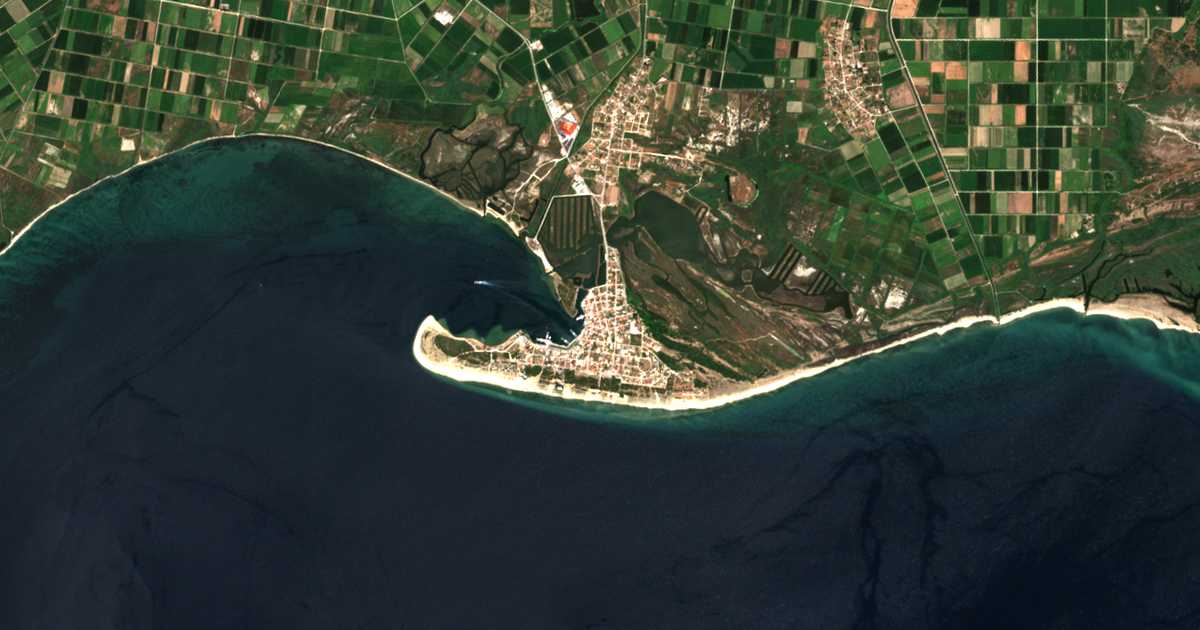 Carte satellite de Keramotí