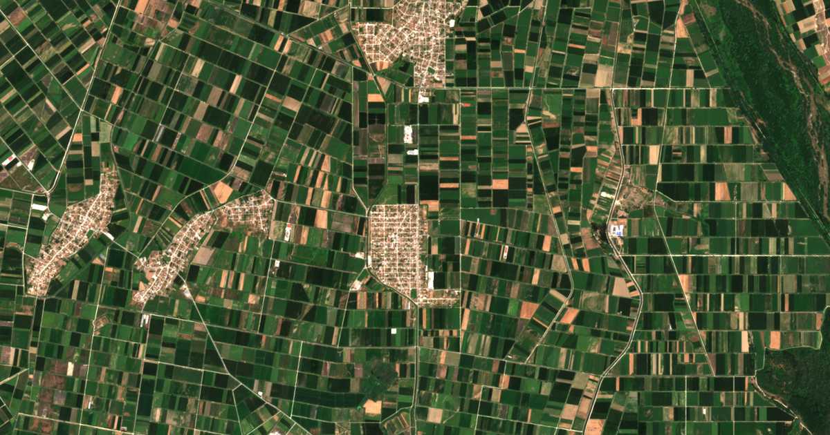 Carte satellite de Néa Karyá