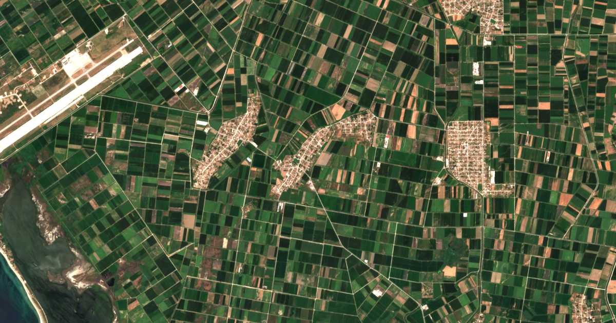 Carte satellite de Pigés