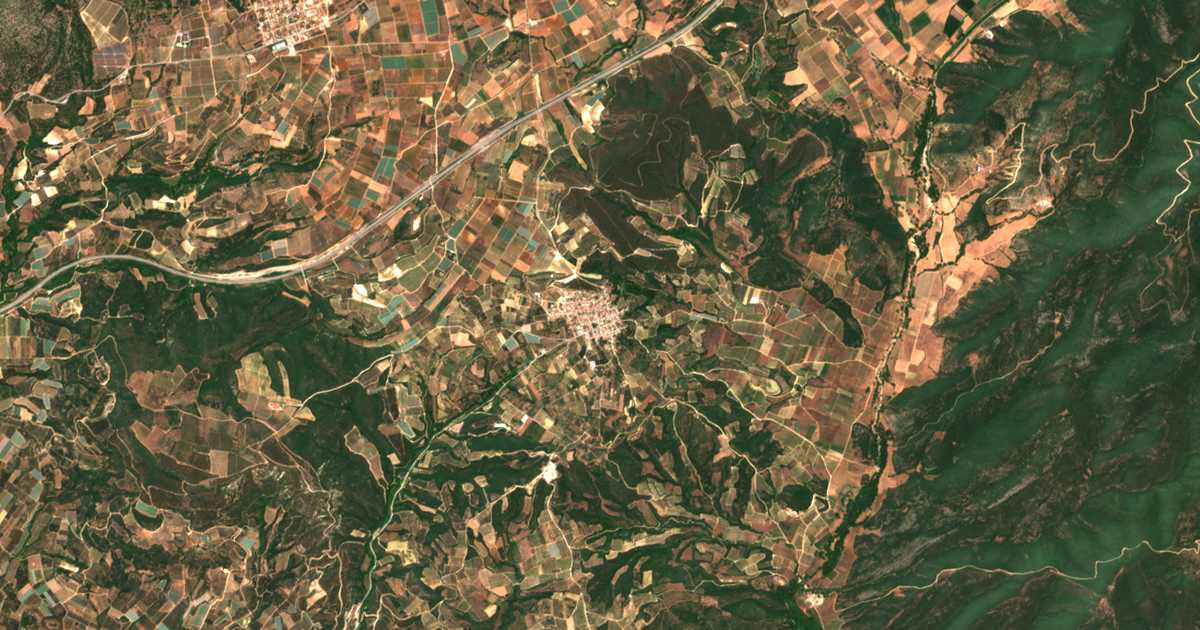 Carte satellite de Akropótamos