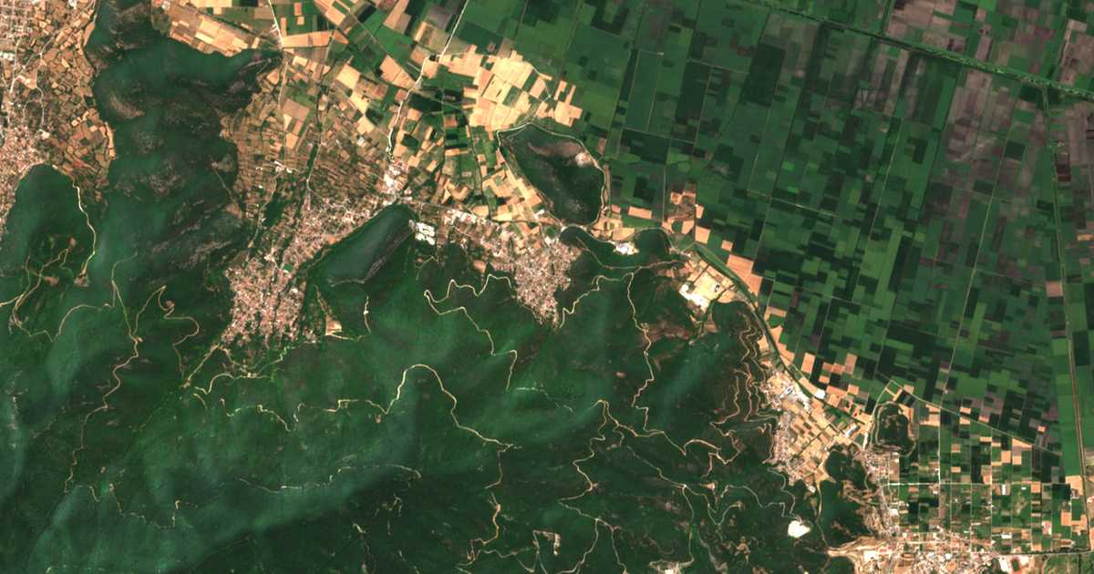 Carte satellite de Antifílippoi
