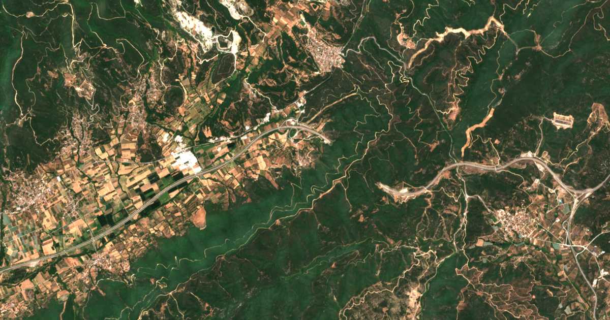 Carte satellite de Exochí