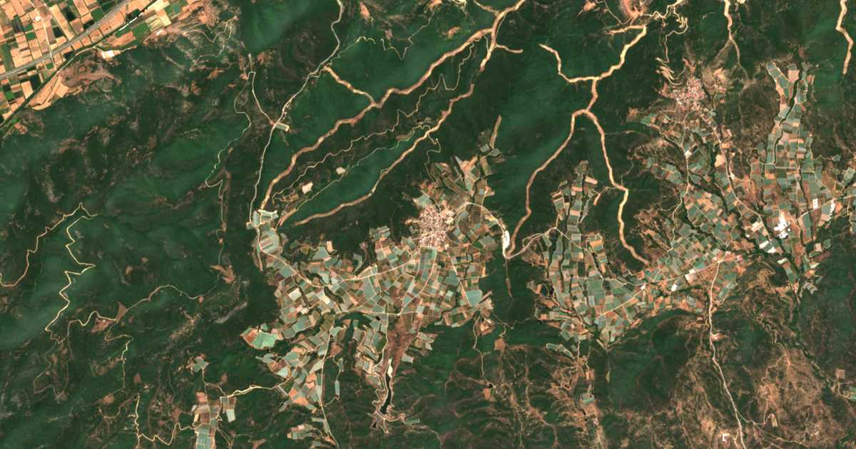 Carte satellite de Foleá