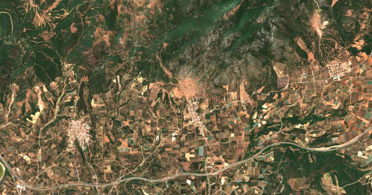 Carte satellite de Galipsós