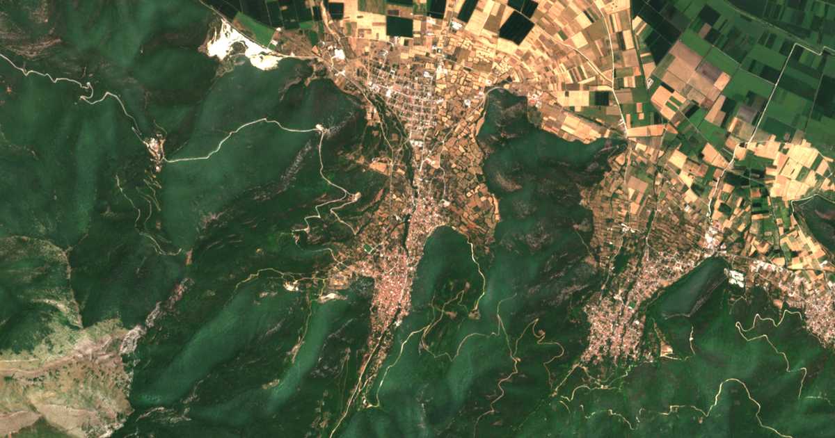 Carte satellite de Georgianí