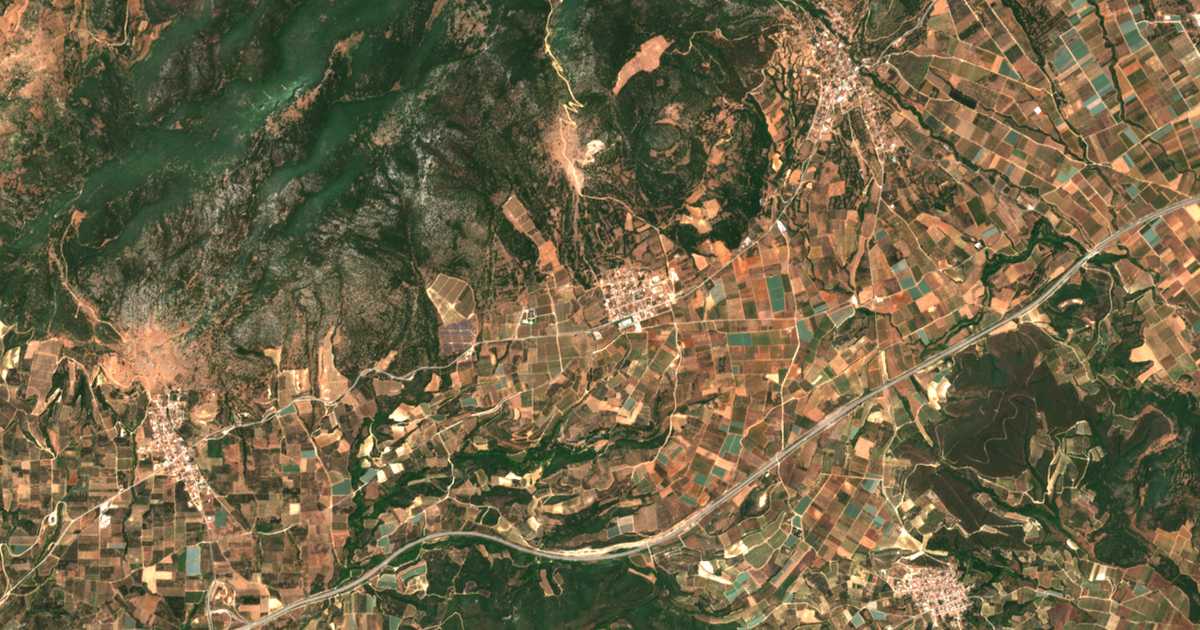 Carte satellite de Kokkinochóri