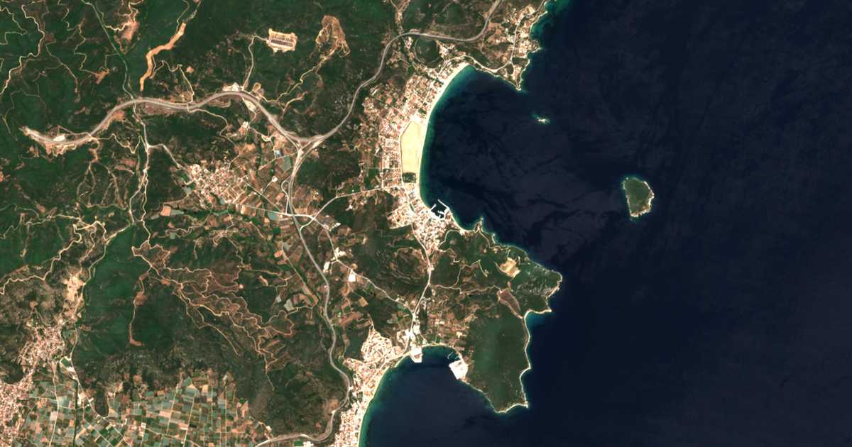 Carte satellite de Néa Iraklítsa
