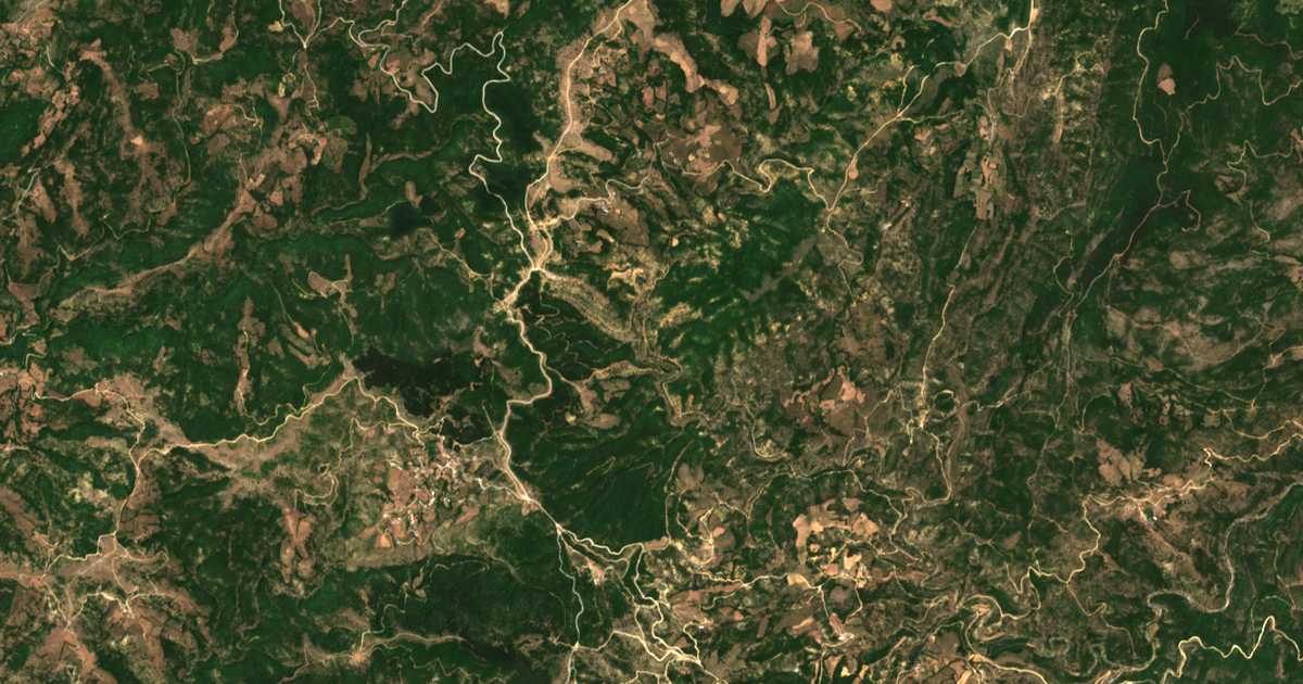 Carte satellite de Chamiló