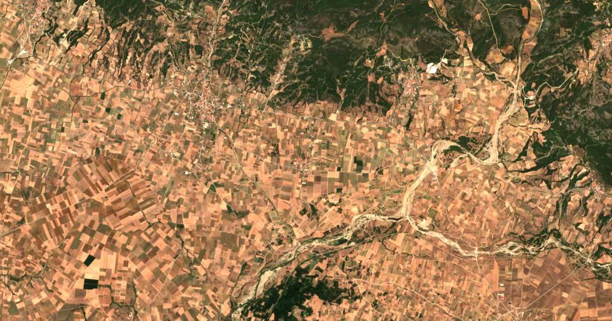 Carte satellite de Diliná