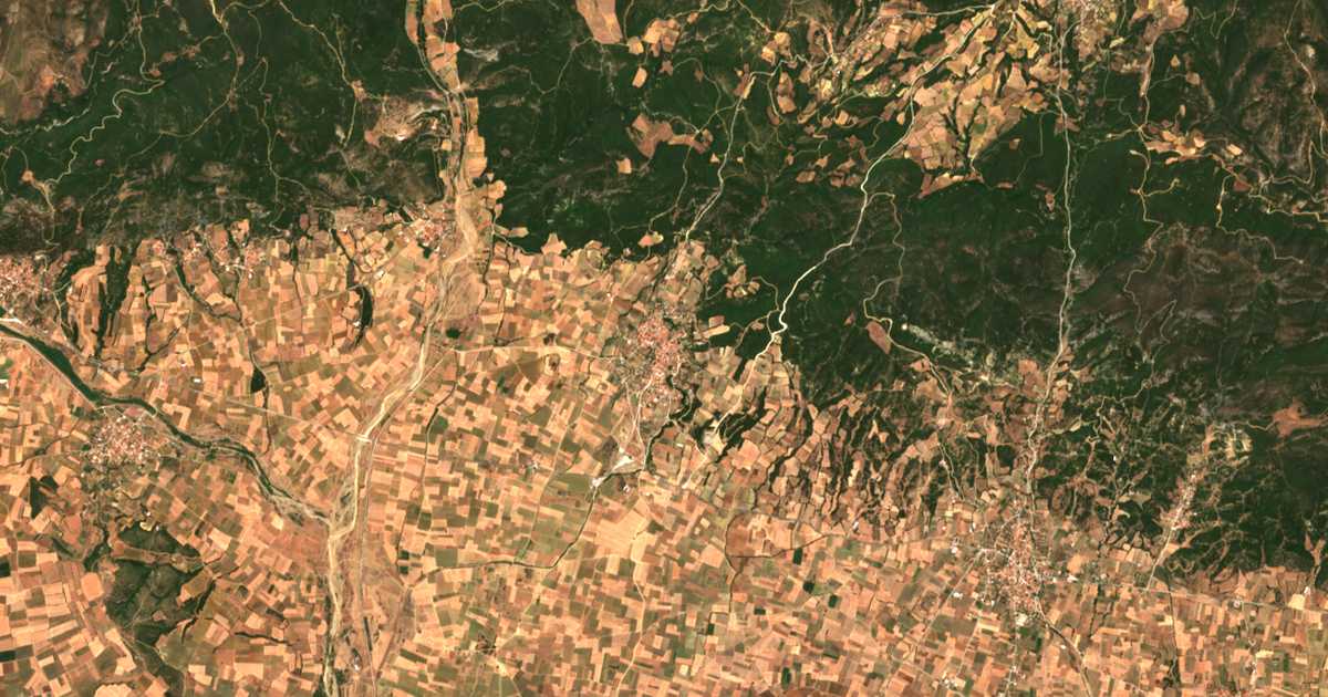 Carte satellite de Dokós
