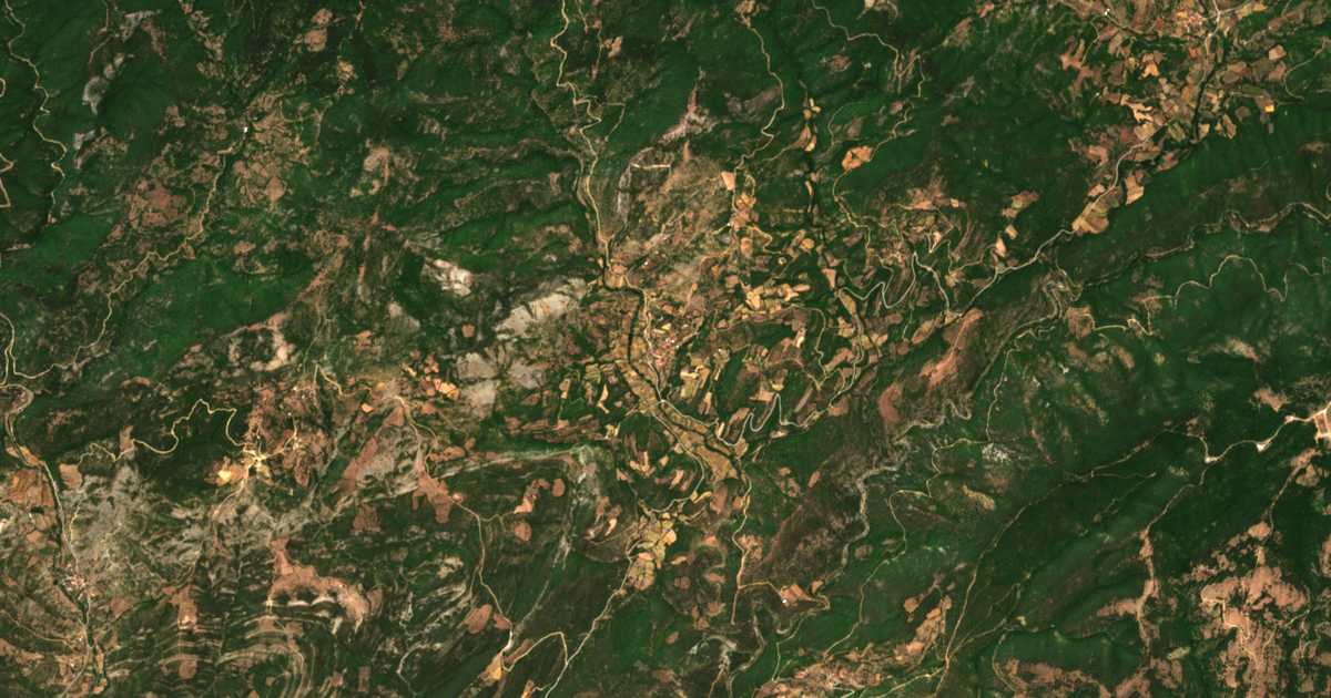 Carte satellite de Drými