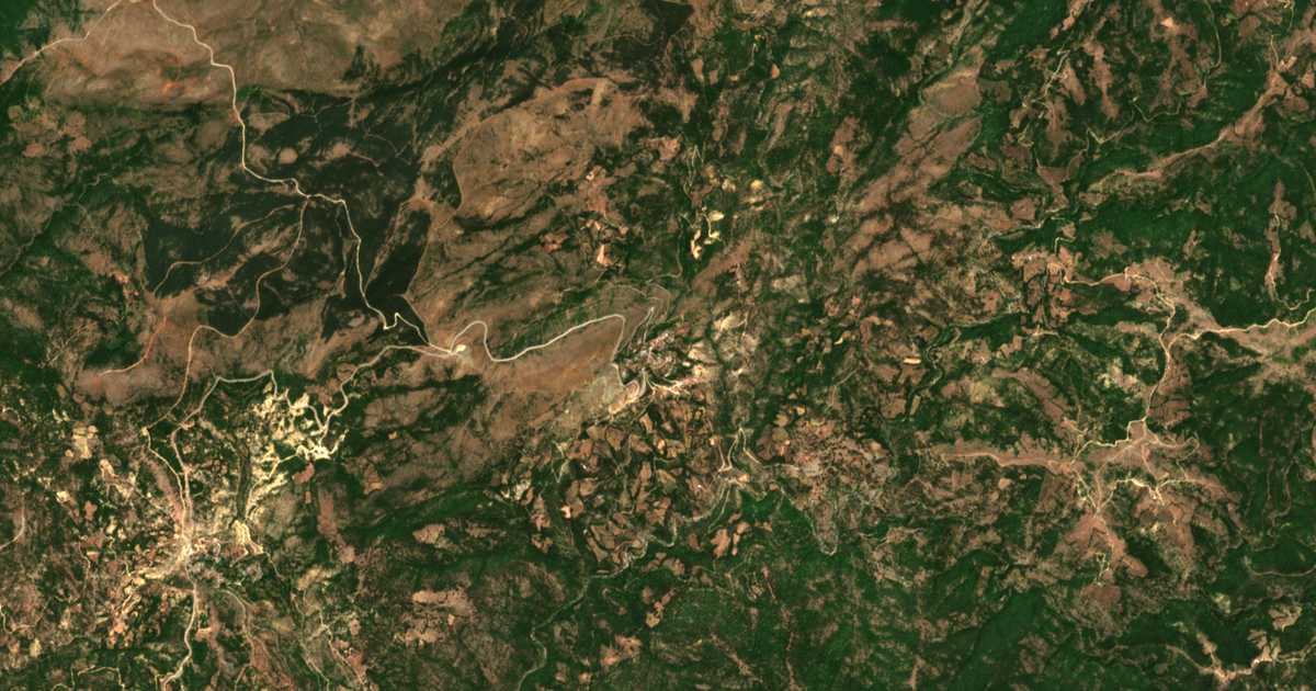 Carte satellite de Esochí