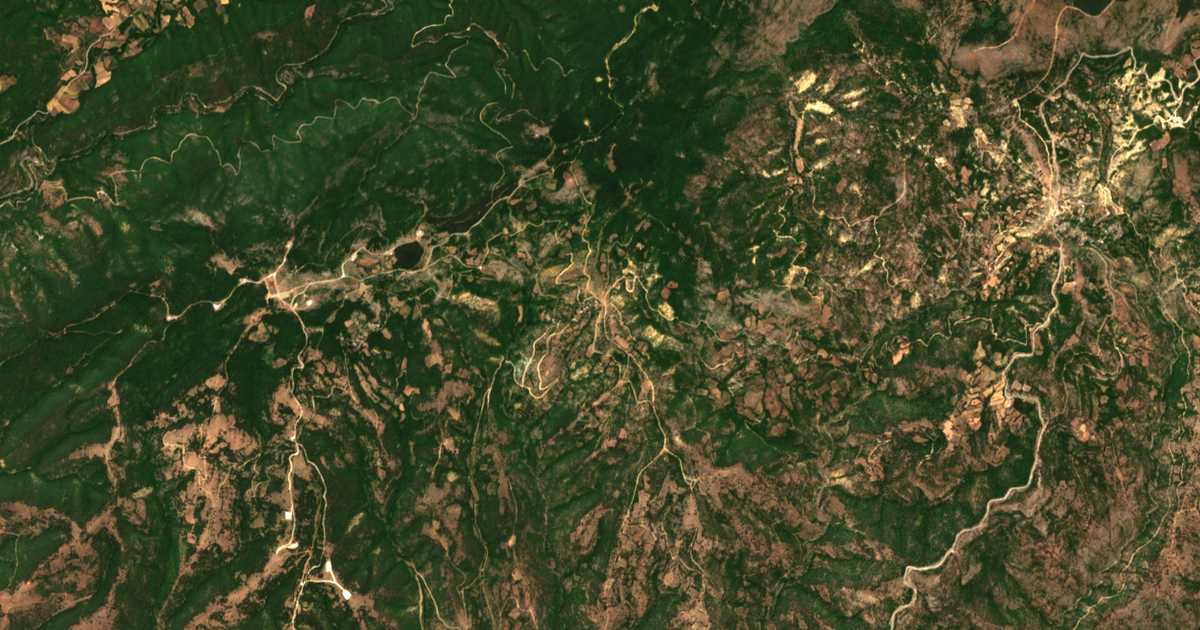 Carte satellite de Káto Vyrsíni