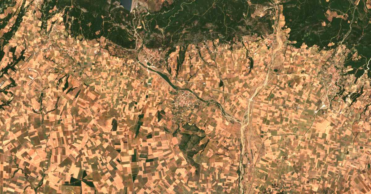 Carte satellite de Lambró