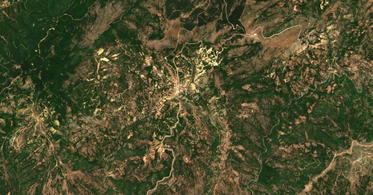 Carte satellite de Ragáda