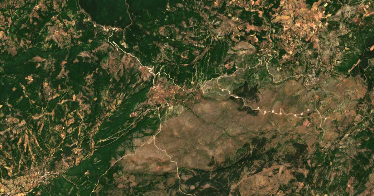 Carte satellite de Smigáda