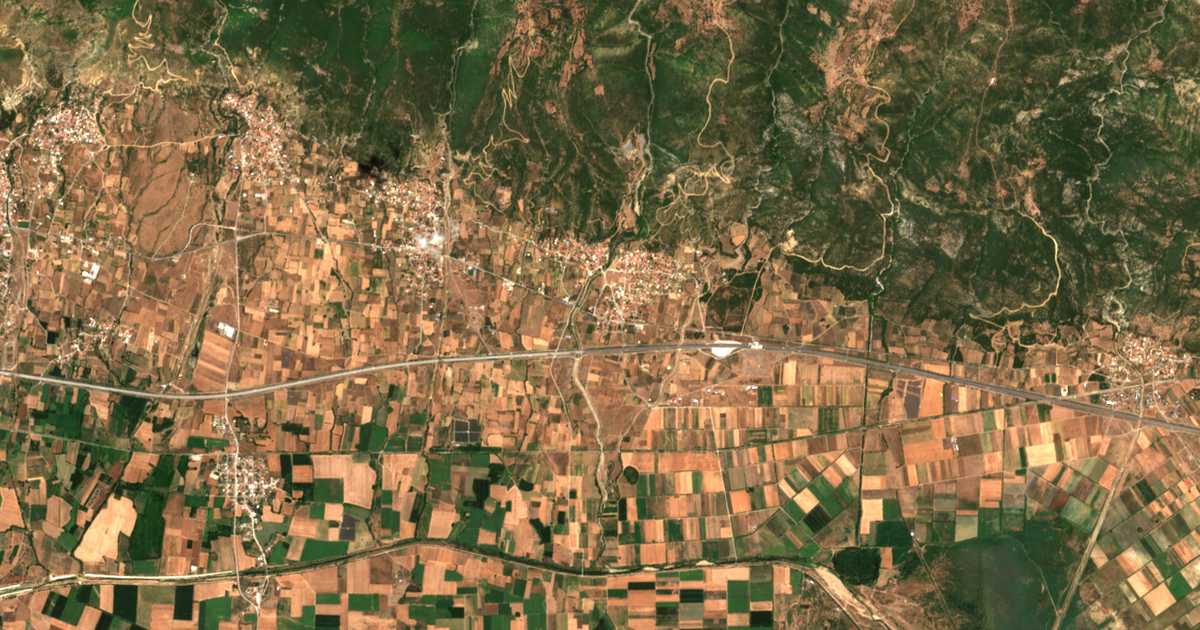 Carte satellite de Amaxádes