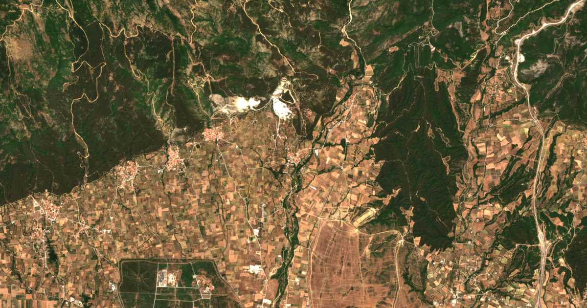 Carte satellite de Foliá