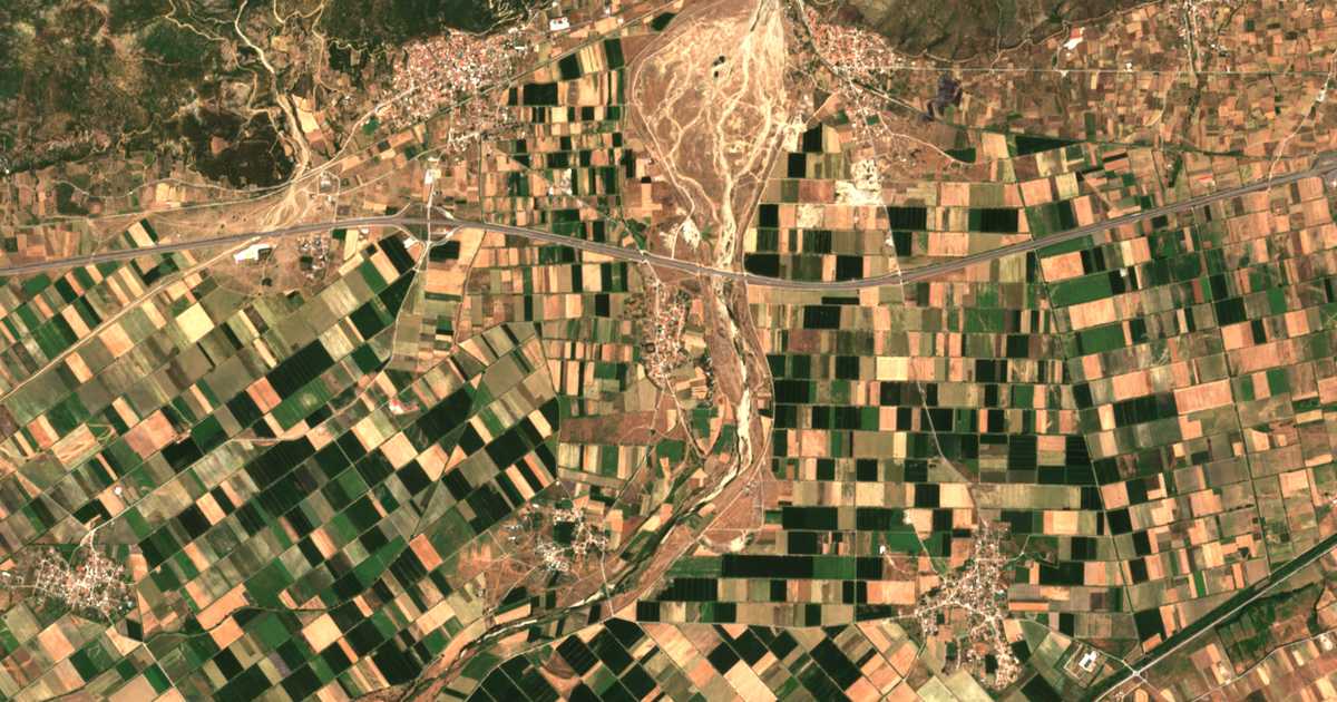 Carte satellite de Galíni