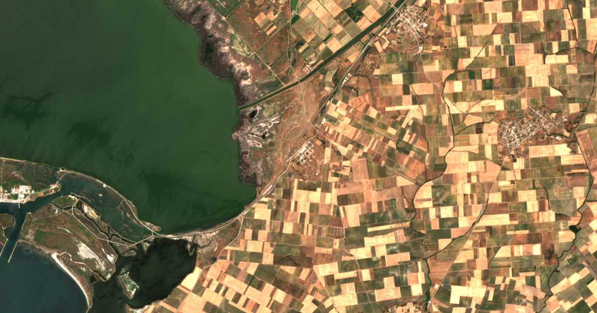 Carte satellite de Glykonéri