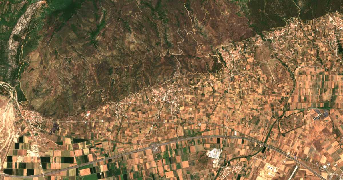 Carte satellite de Sóstis