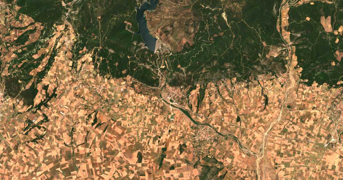 Carte satellite de Gratiní