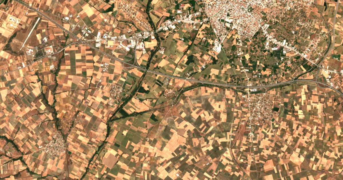Carte satellite de Itéa