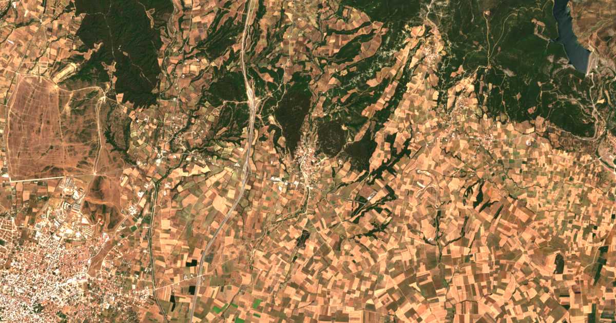 Carte satellite de Kálchas