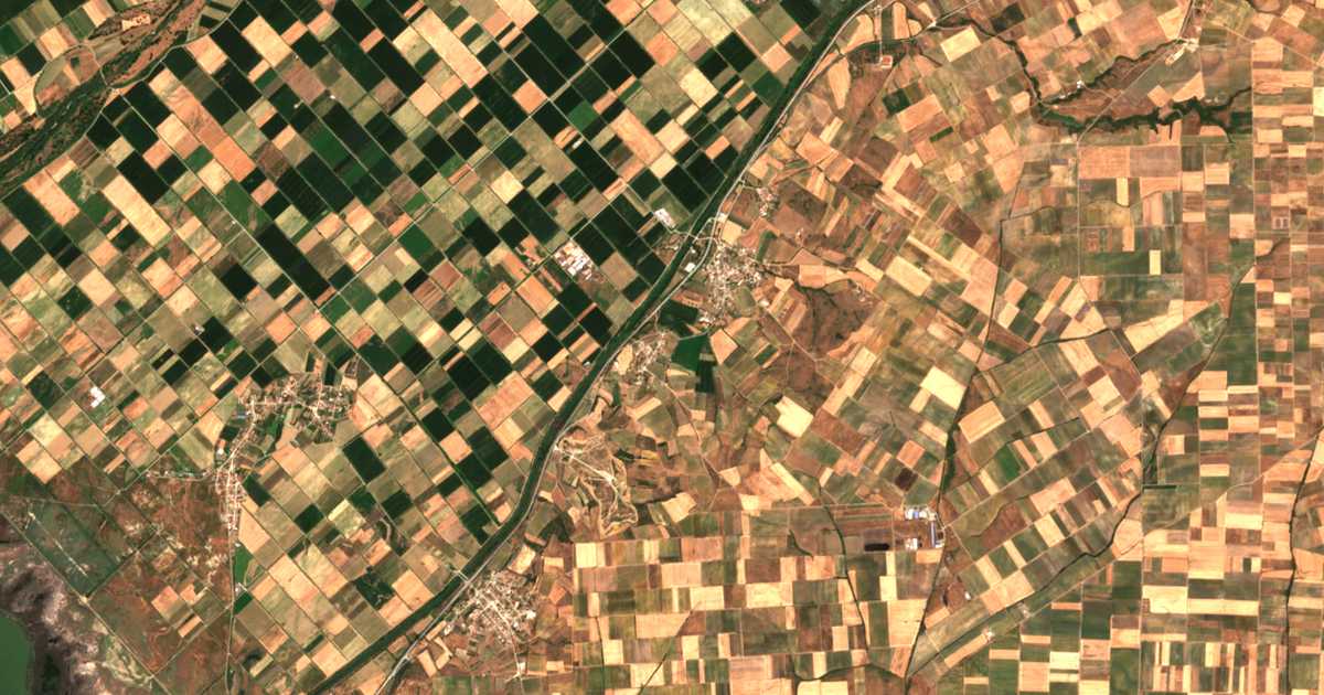 Carte satellite de Kallísti