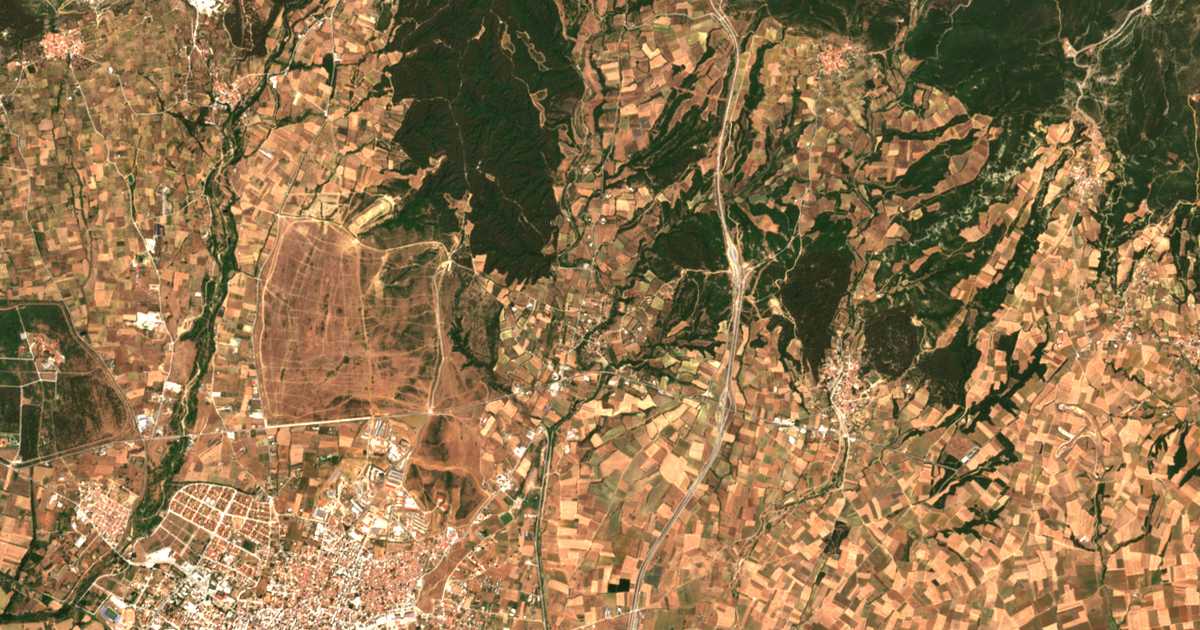 Carte satellite de Karydiá