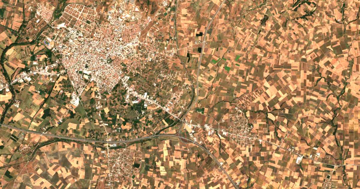 Carte satellite de Kikídion